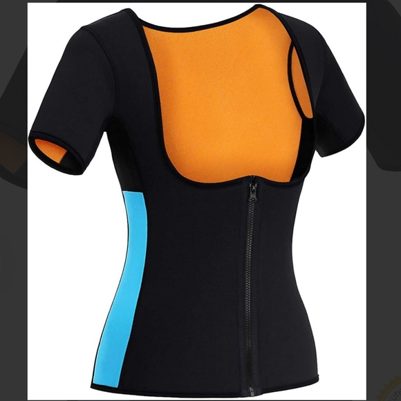 Sauna Sweat Vest Slimming Waist Trainer with Zipper - Picture 3 of 7